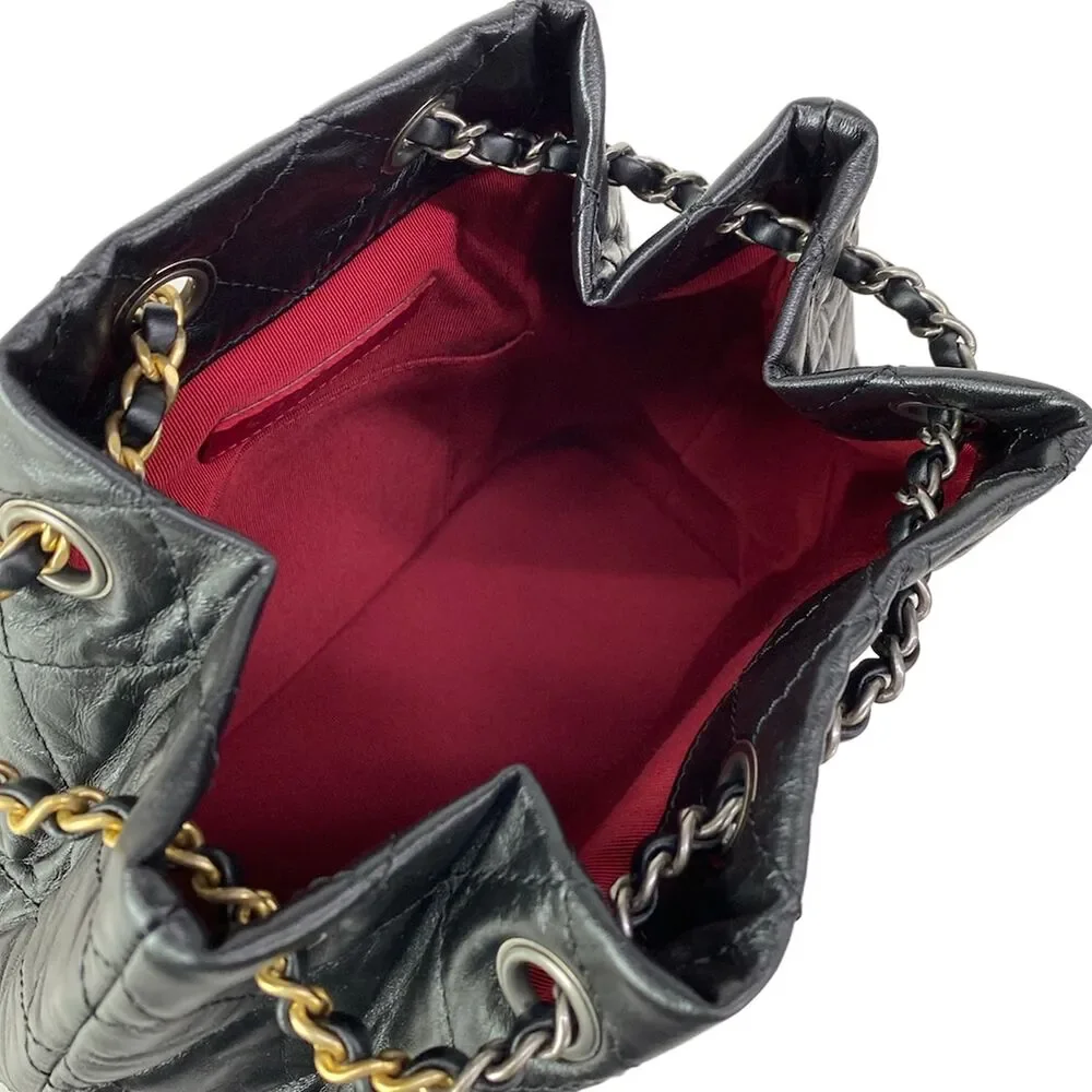 Chanel Gabrielle de Chanel Backpack A94485 Aged Calfskin Calf Skin